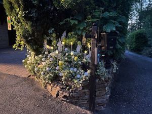 Front gate- click for photo gallery